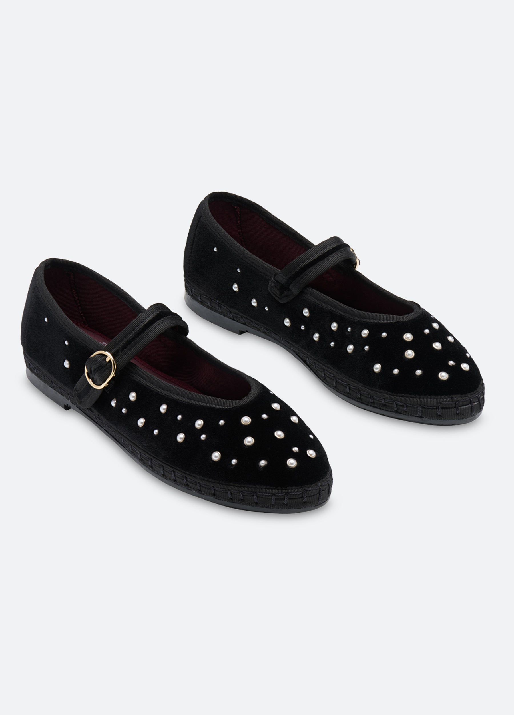 Black Pearl Mary Jane Flats | Sea New York