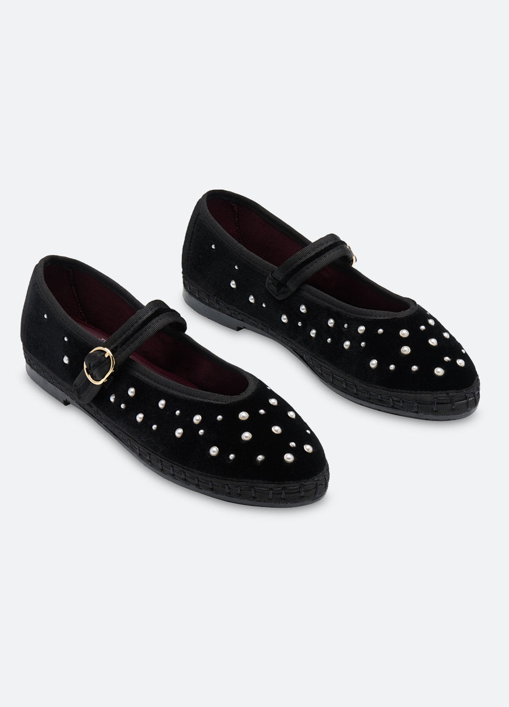 Black Pearl Mary Jane Flats | Sea New York