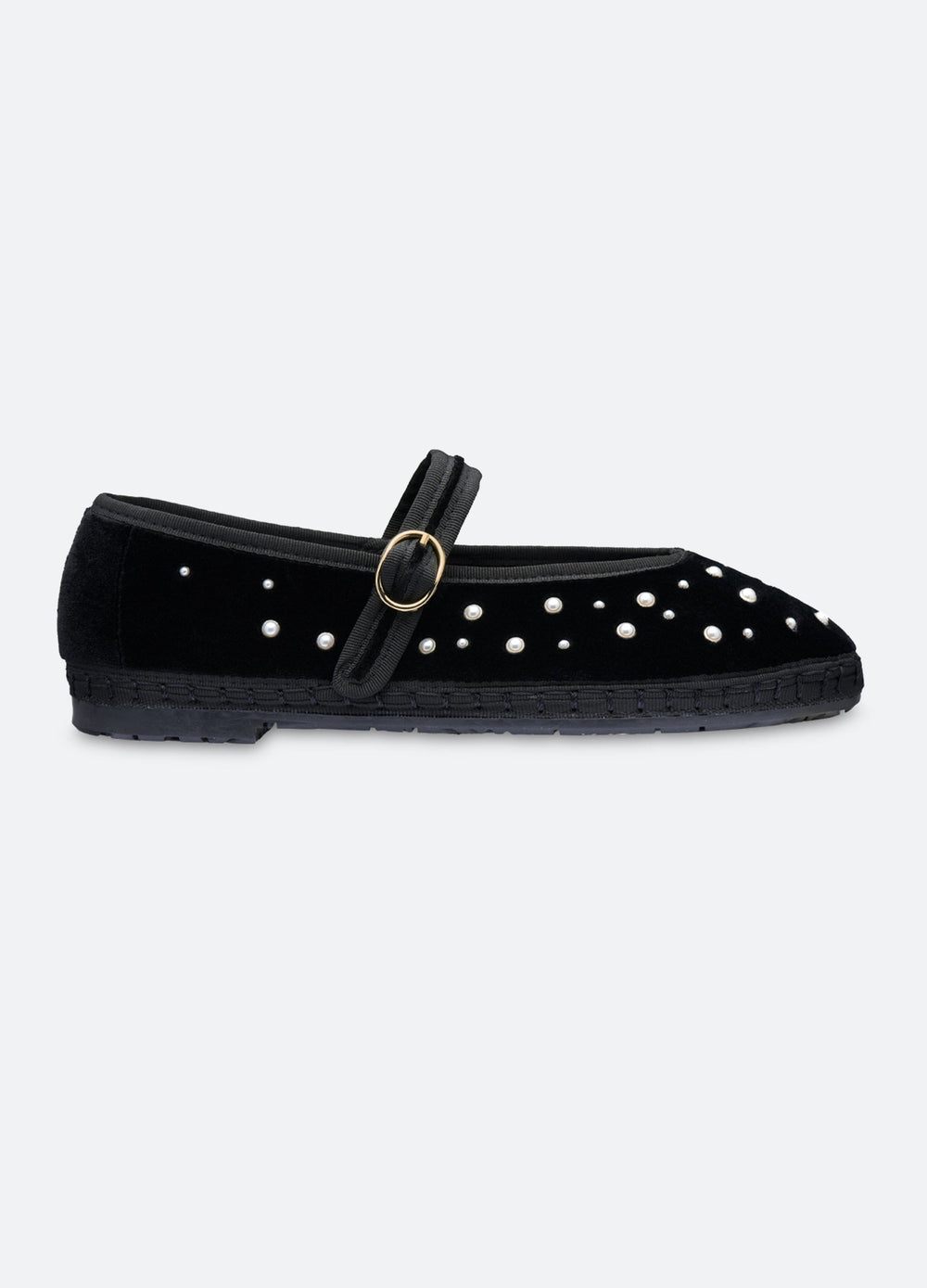 Black Pearl Mary Jane Flats | Sea New York