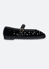 Black Pearl Mary Jane Flats | Sea New York