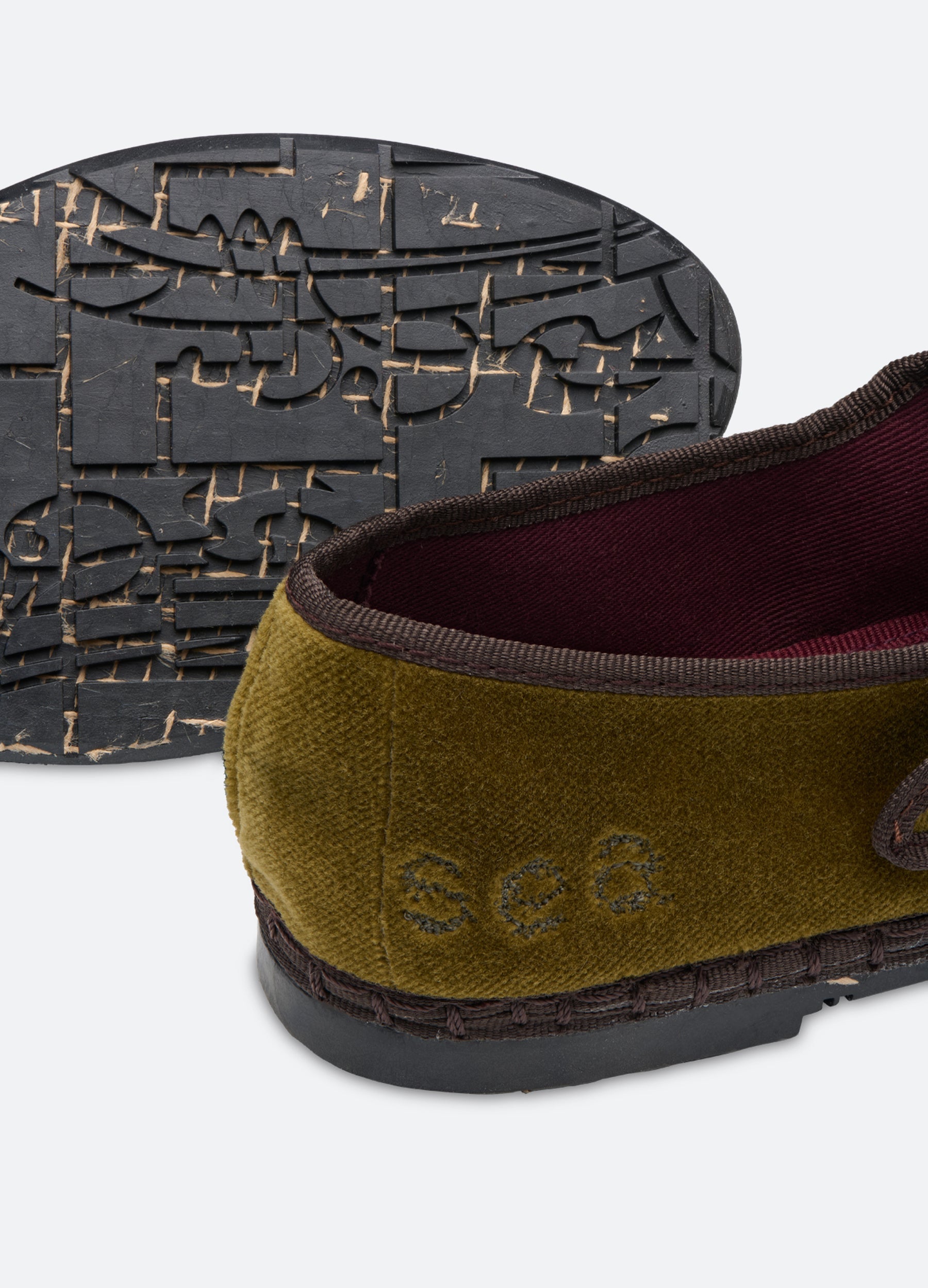 Terracotta Velvet Mary Jane Flats | Sea New York