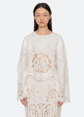 White Gardener L/S Top | Sea New York