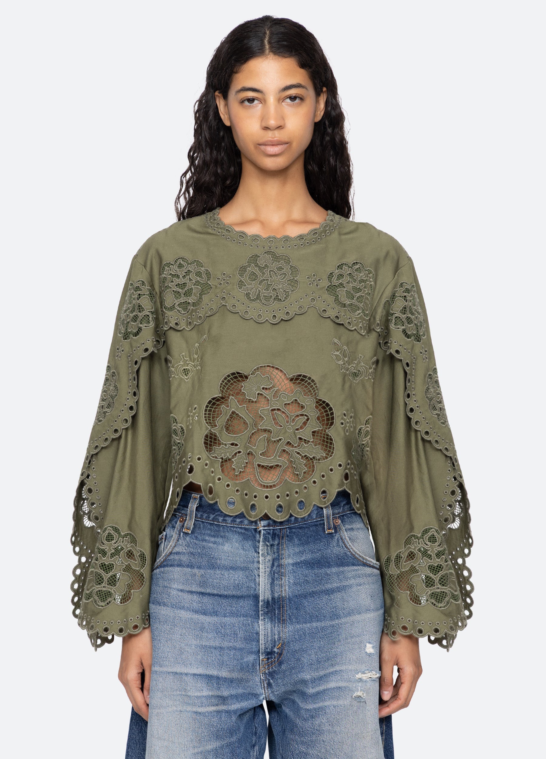 White Gardener L/S Top | Sea New York