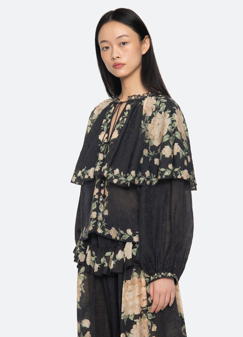 Black Christina Blouse | Sea New York
