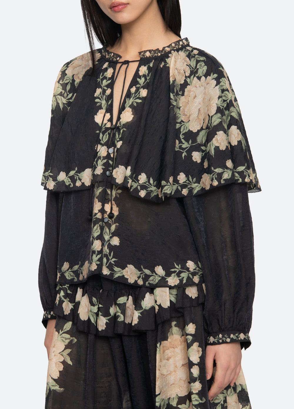 Black Christina Blouse | Sea New York