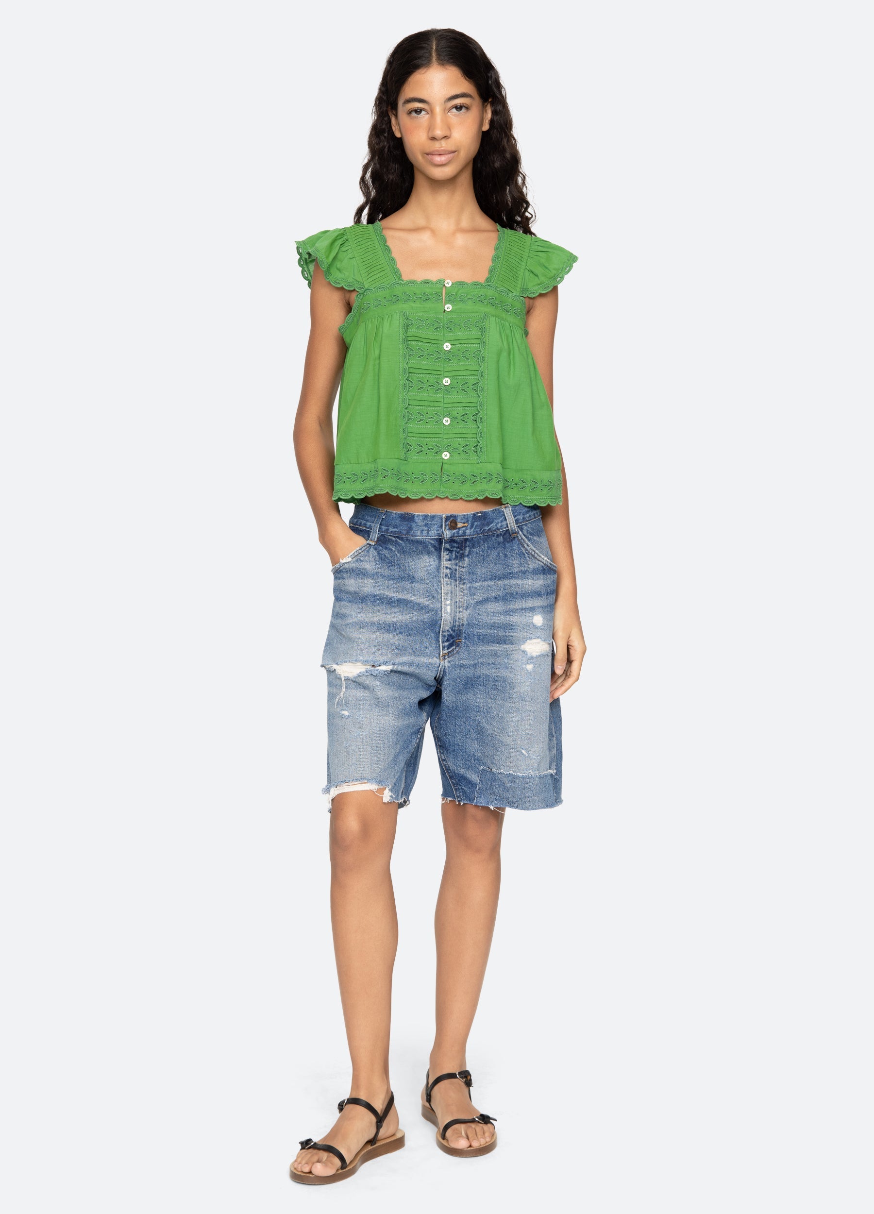 Blue Milene Shorts | Sea New York