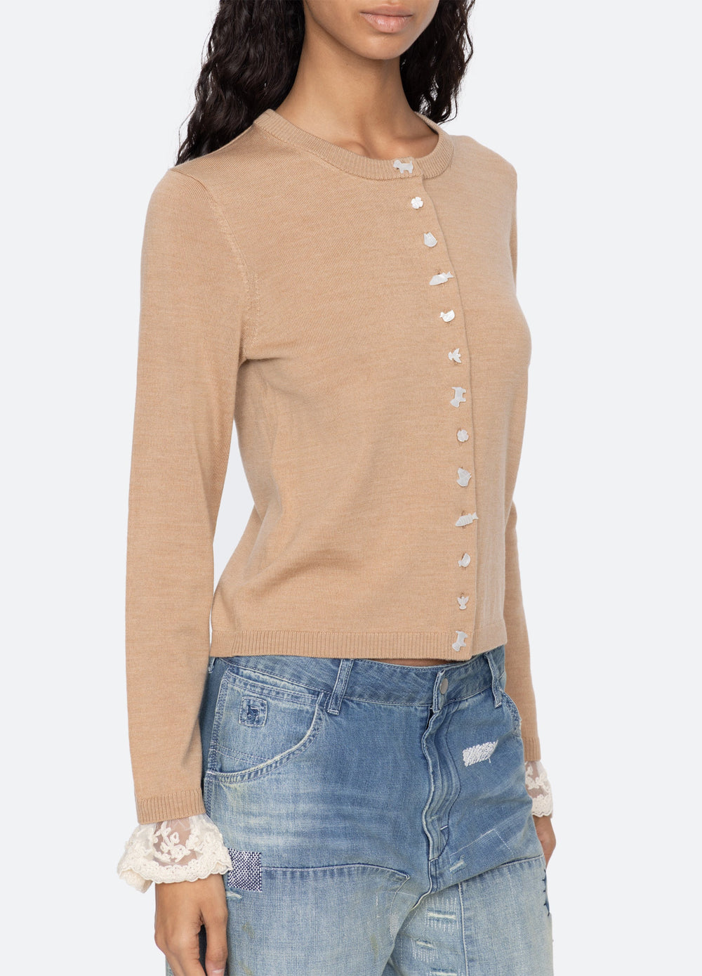 Camel Diane Cardigan | Sea New York