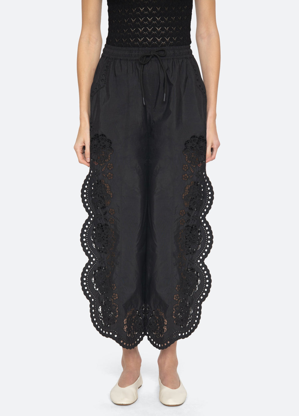 Black Vittoria Pants | Sea New York