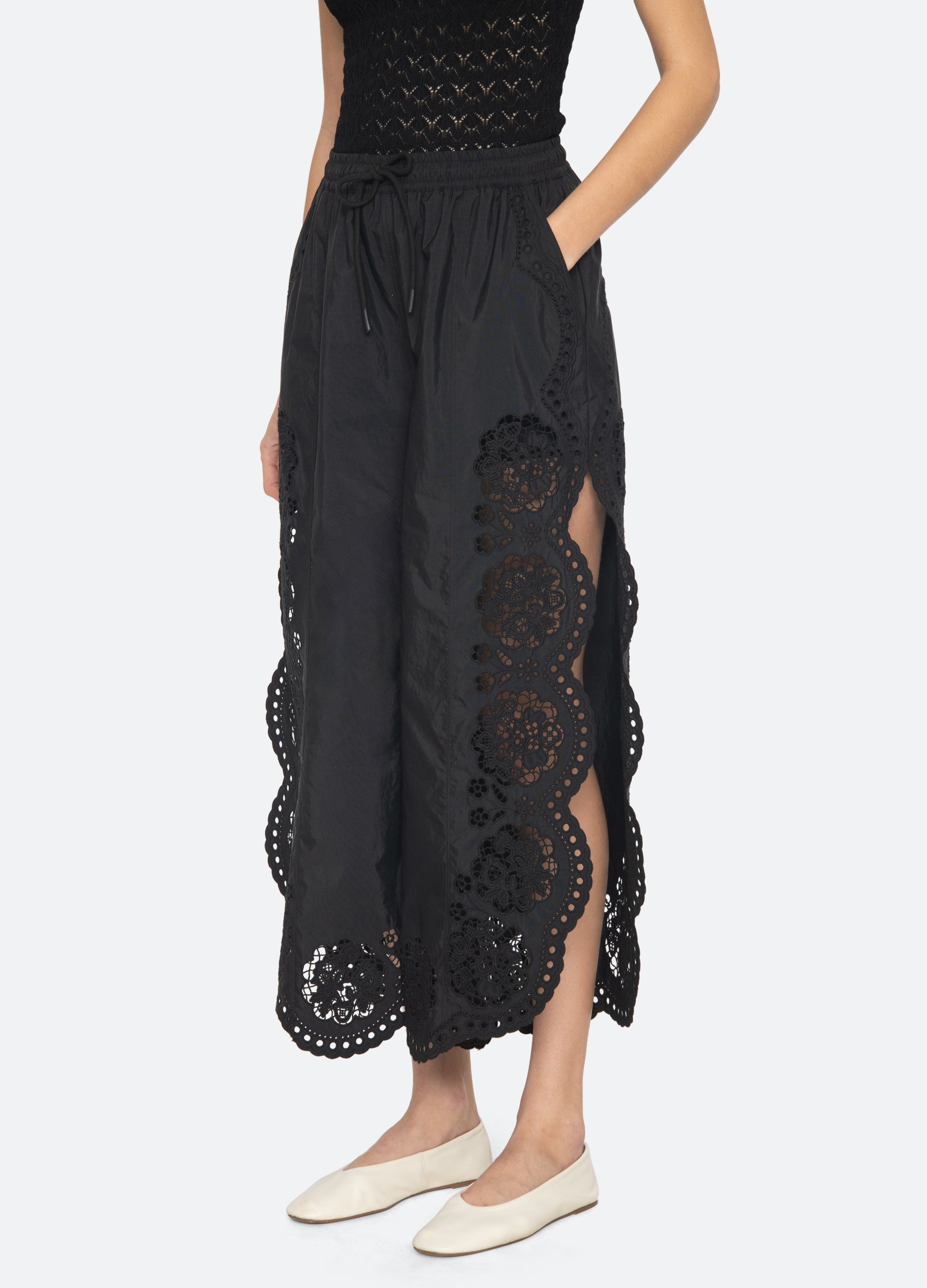 Black Vittoria Pants | Sea New York